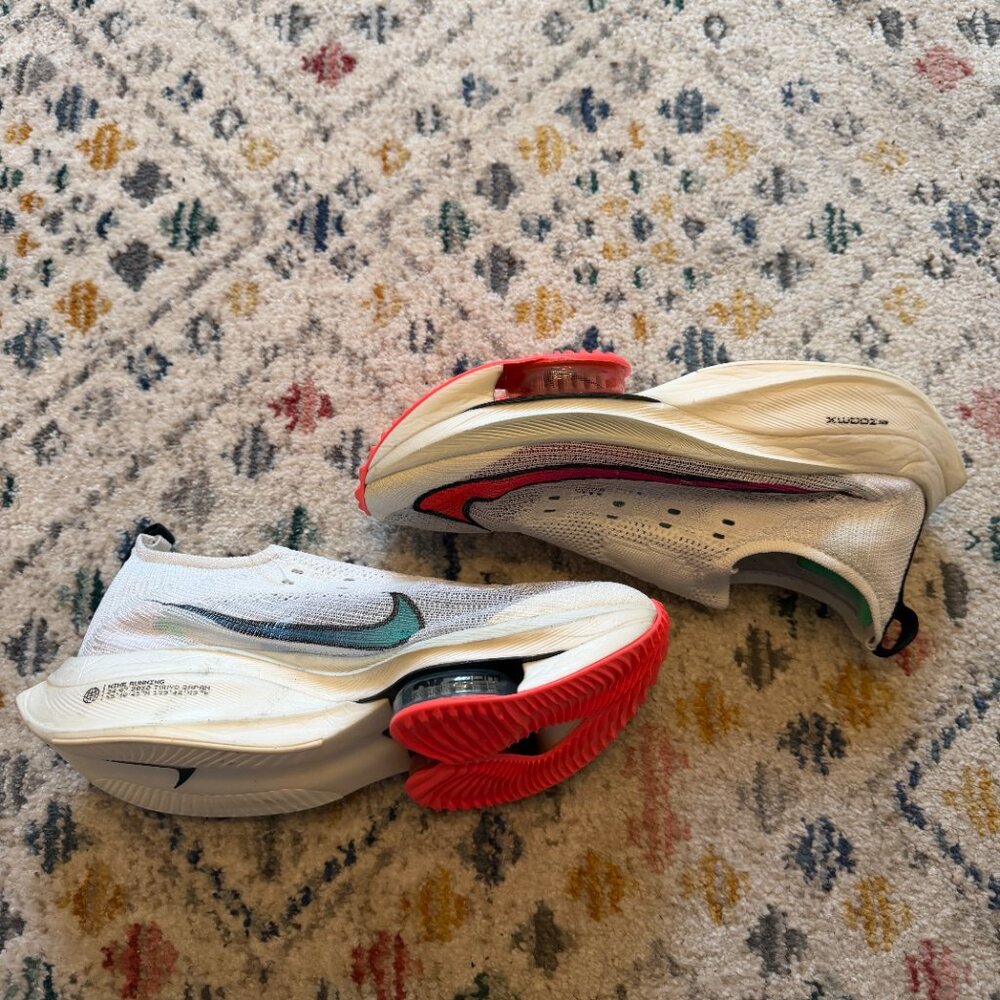 Rare Nike Air Zoom Vaporfly Next - Custom Watermelon Nike By You Color - Picture 4 of 9